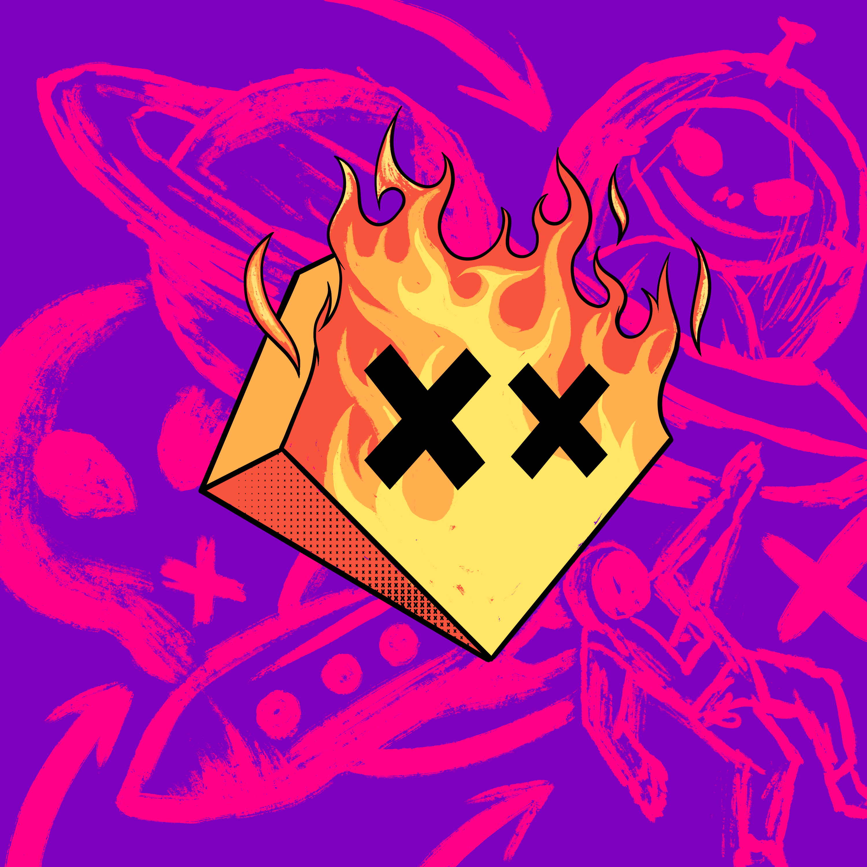 Verdari Diamondz NFT — flaming XX